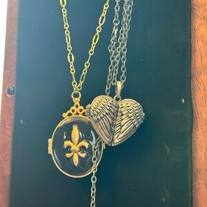 Locket Necklace Set - Fashion Jewelry